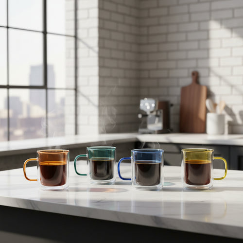 Cubo Double-Wall Cups - Large Set - Cups Cloudnola