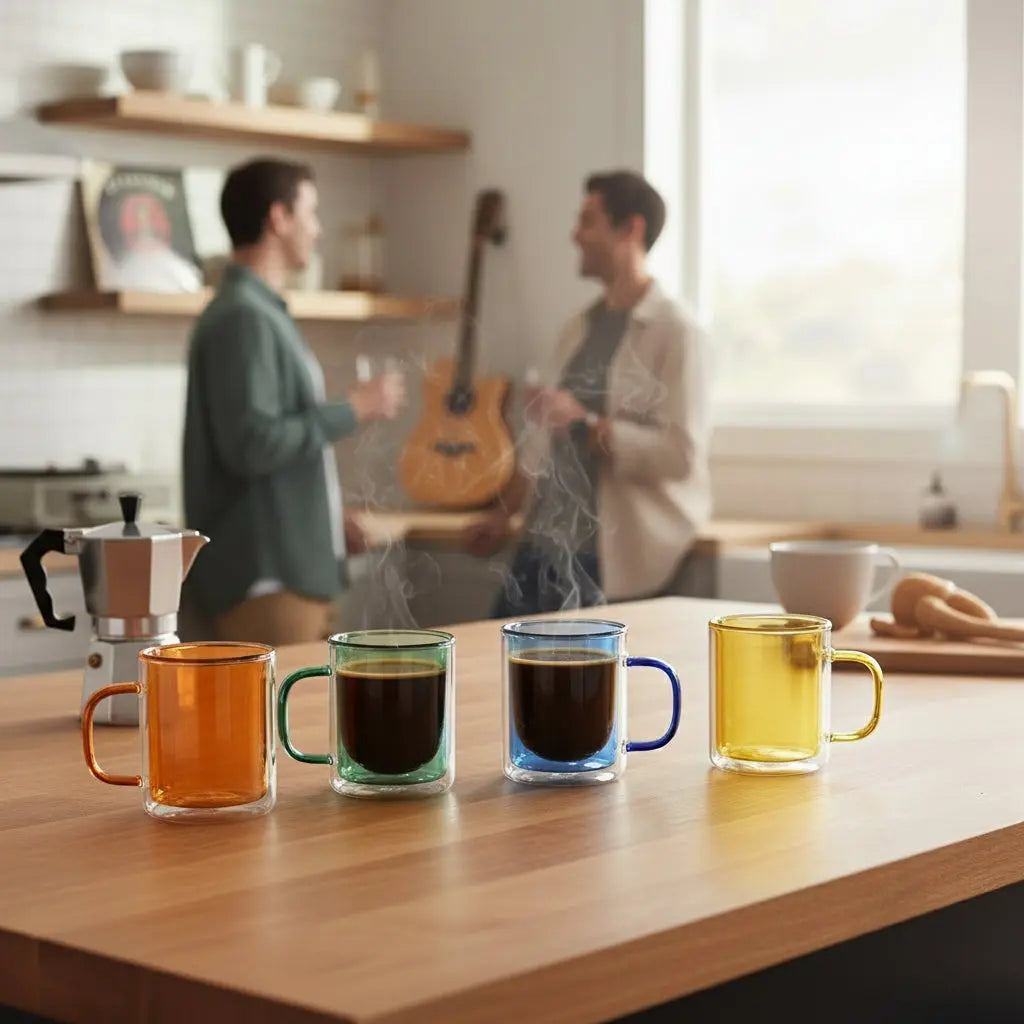 Cubo Double-Wall Mugs – Large Set Cloudnola