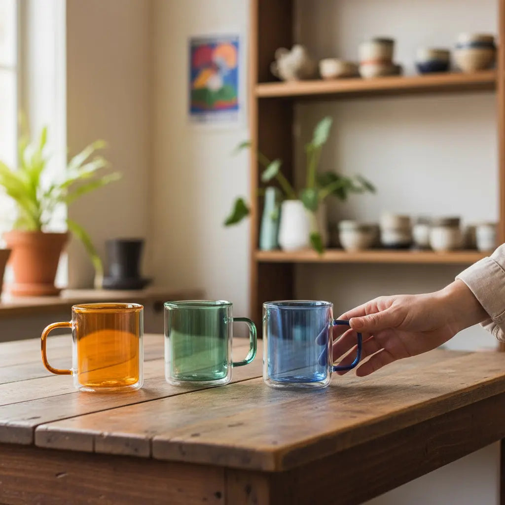 Cubo Double-Wall Mugs – Large Set Cloudnola