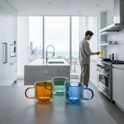 Cubo Double-Wall Mugs – Medium Set Cloudnola