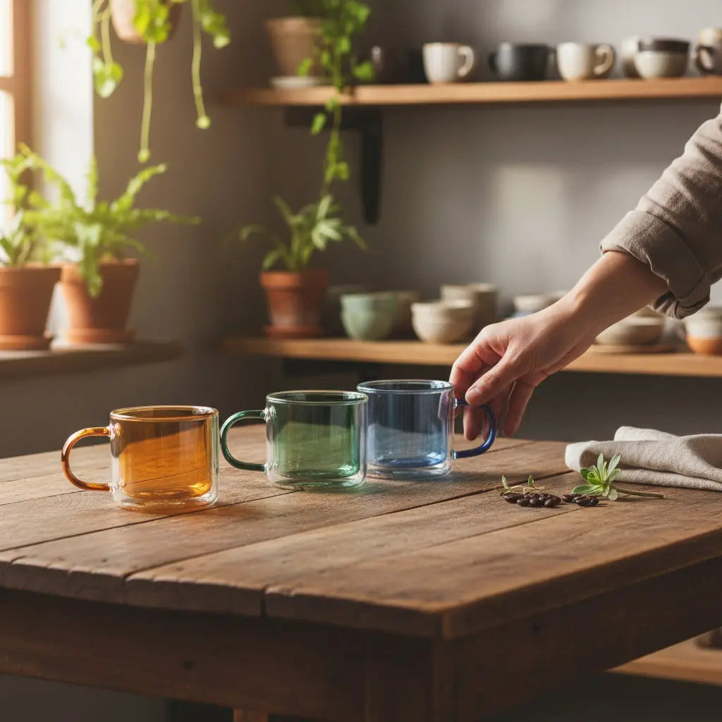 Cubo Double-Wall Mugs – Medium Set Cloudnola