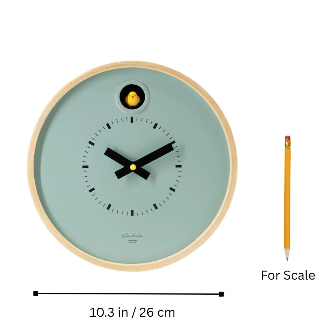Cuckoo Clock Dot – Sage Green with Stand | Cloudnola Cloudnola