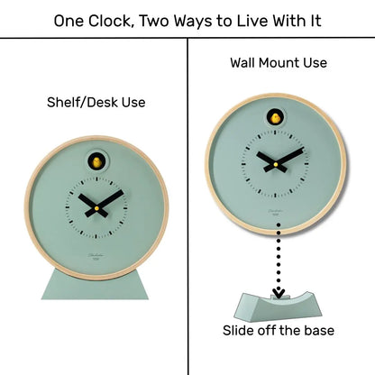 Cuckoo Clock Dot – Sage Green with Stand | Cloudnola Cloudnola