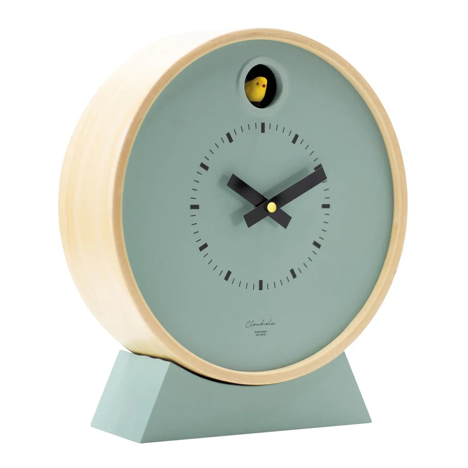 Cuckoo Clock Dot – Sage Green with Stand | Cloudnola | Cloudnola