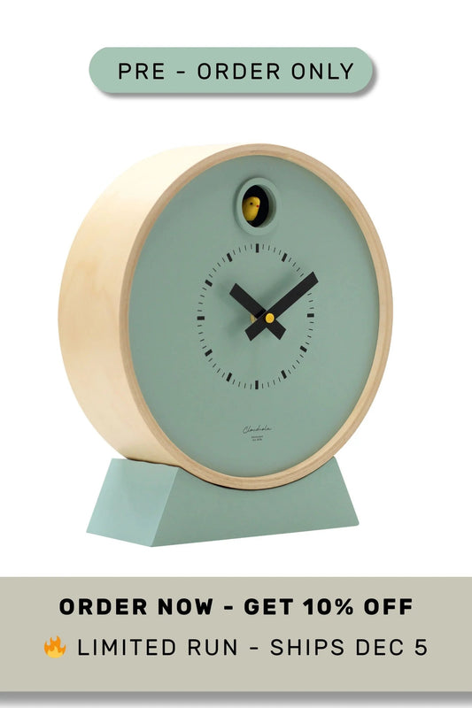 Dot Sage Cuckoo Clock - PRE-ORDER Cloudnola