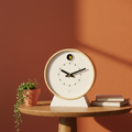 Dot White Cuckoo Clock + Stand