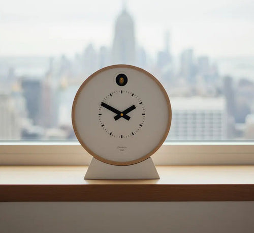 Dot White Cuckoo Clock Cloudnola
