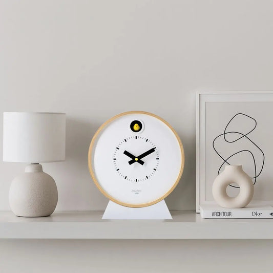 Dot White Cuckoo Clock – White Cuckoo Clock | Cloudnola Cloudnola