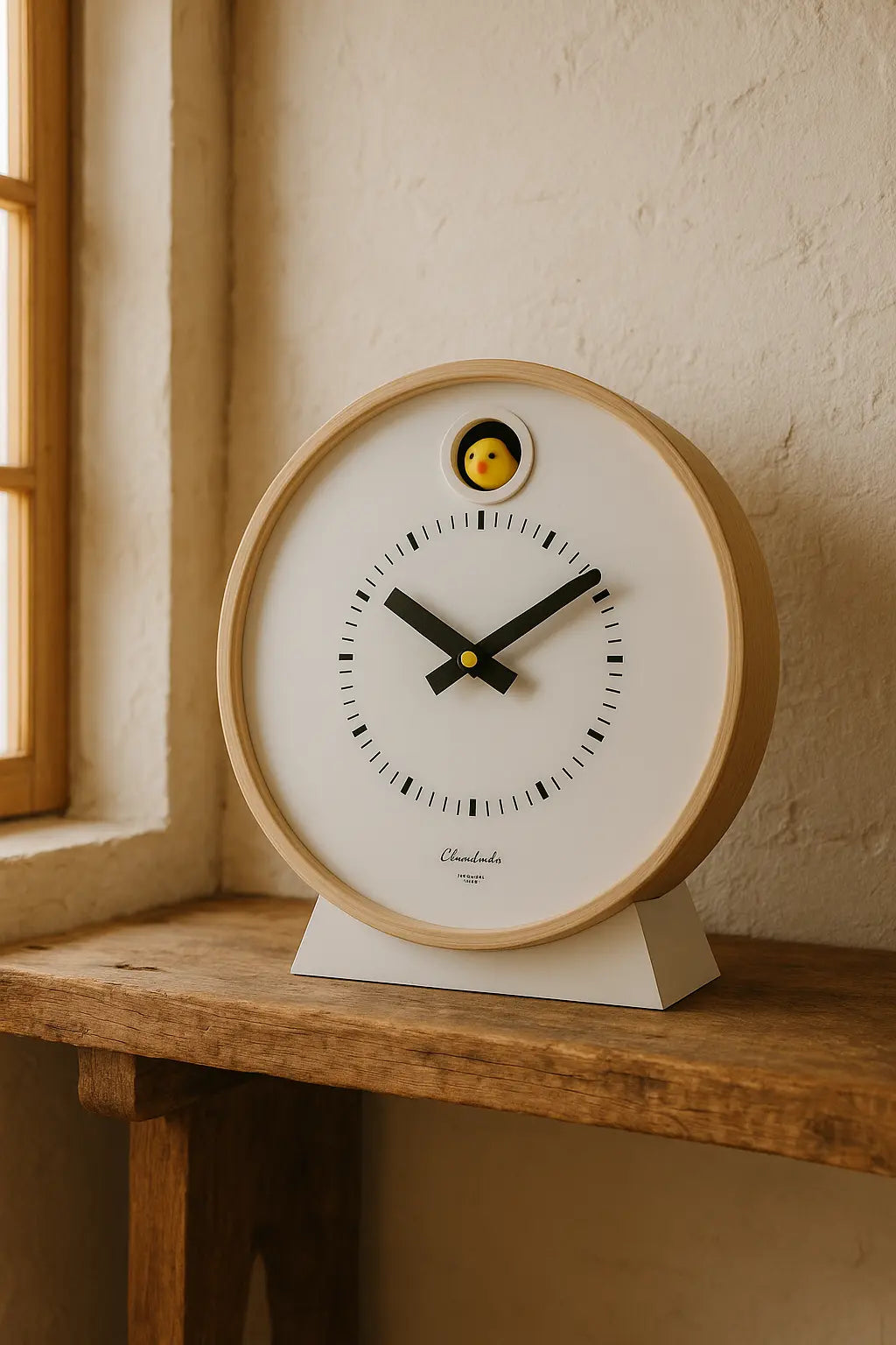 Dot White Cuckoo Clock – White Cuckoo Clock | Cloudnola Cloudnola