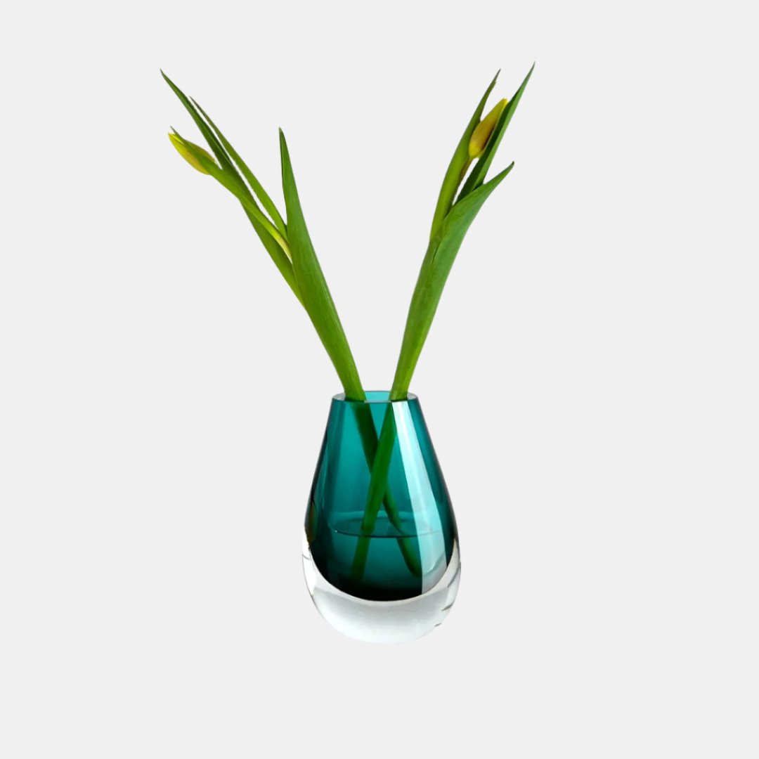 Drop Turquoise - Vase -  Vases - Cloudnola 