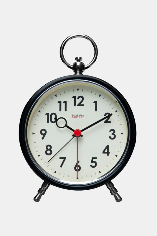 Factory Black Alarm Clock Cloudnola