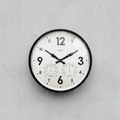 Factory Black Outdoor Clock with Dutch design, functional design, weatherproof modern wall clock for outdoor use