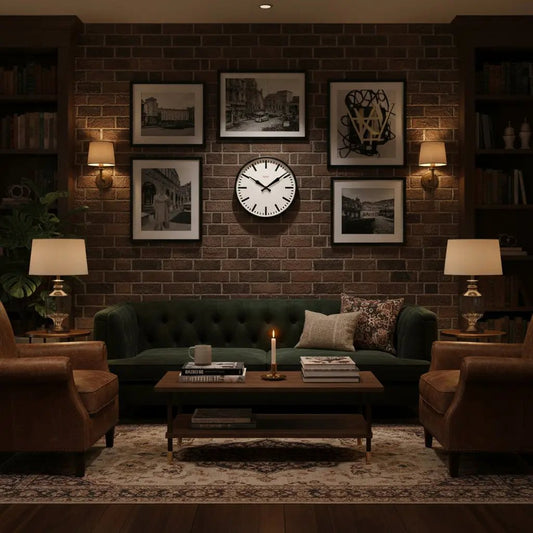 Factory Black Station Clock Cloudnola