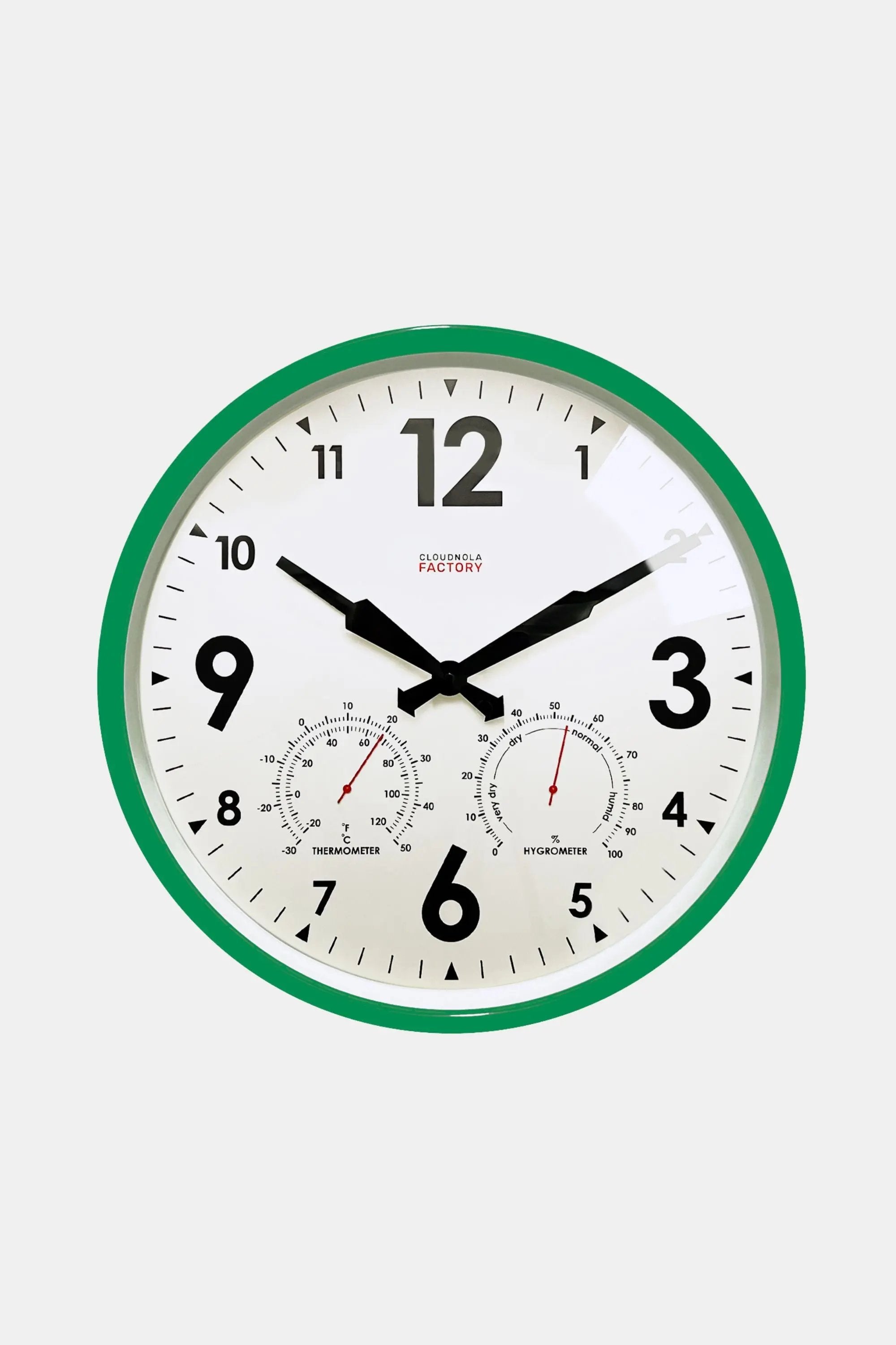 Outdoor Clock – Factory Outdoor Green – Clock | Cloudnola