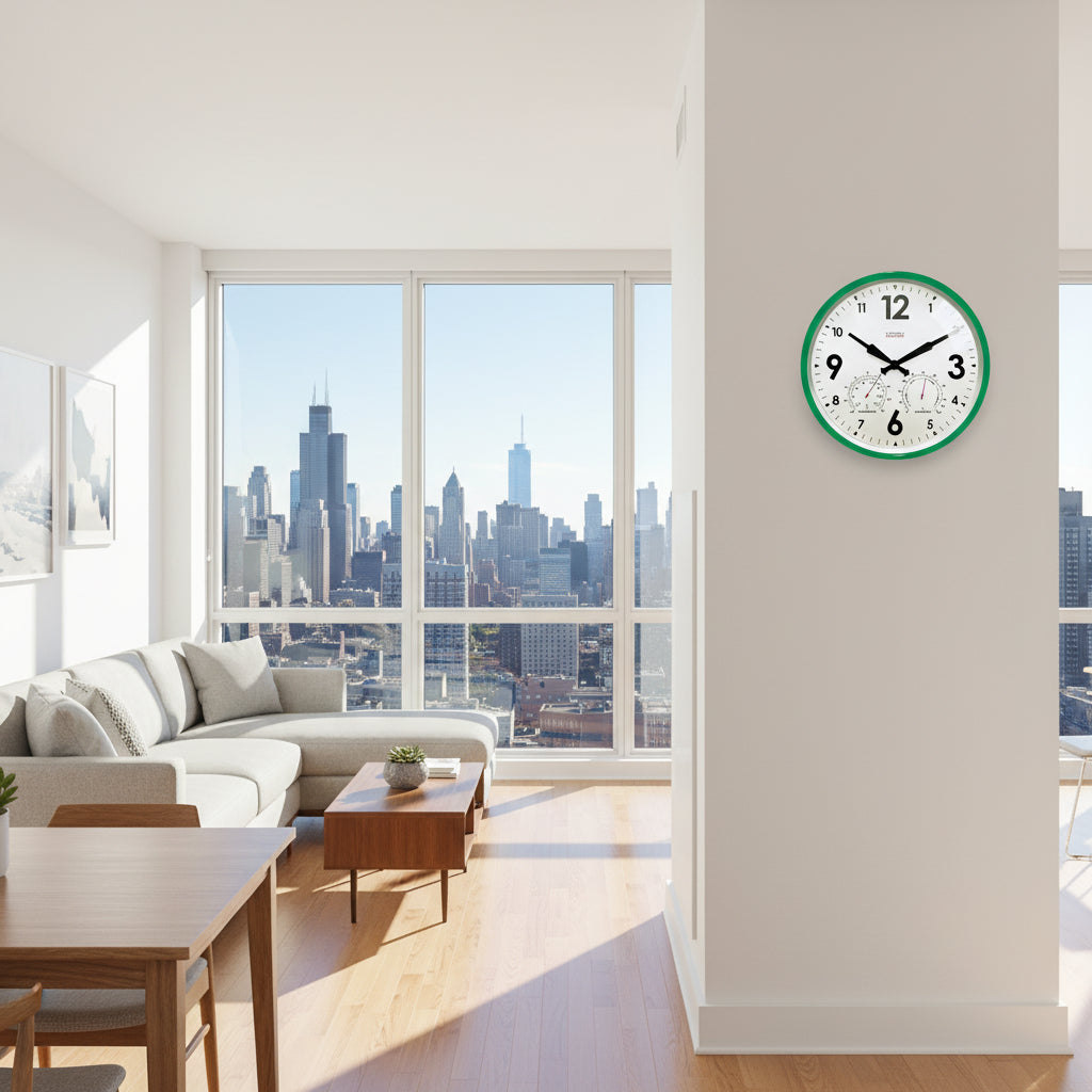 Factory Outdoor Green – Outdoor Clock | Cloudnola Cloudnola