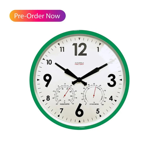 Factory Outdoor Green – Outdoor Clock | Cloudnola Cloudnola