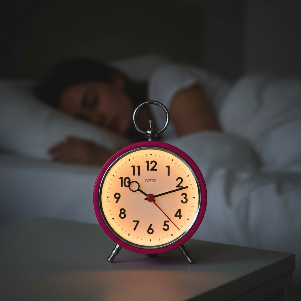 Factory Pink Alarm Clock