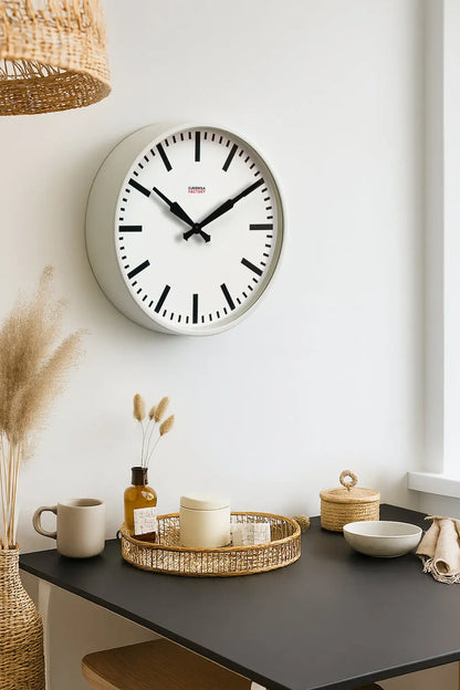 Factory White XL Clock Cloudnola