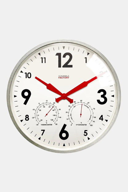 Factory XL Zinc Outdoor Clock Cloudnola