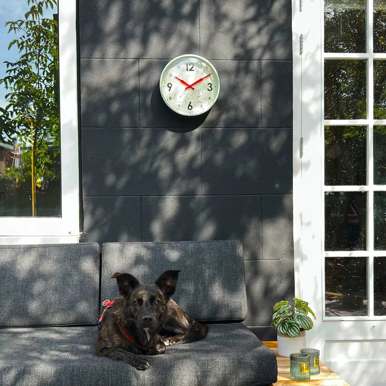 Factory Zinc Outdoor Clock Cloudnola