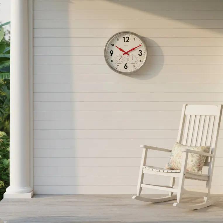 Factory Zinc Outdoor Clock Cloudnola