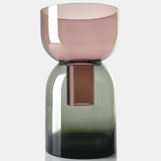 Flip Large Gray & Pink Vase Cloudnola