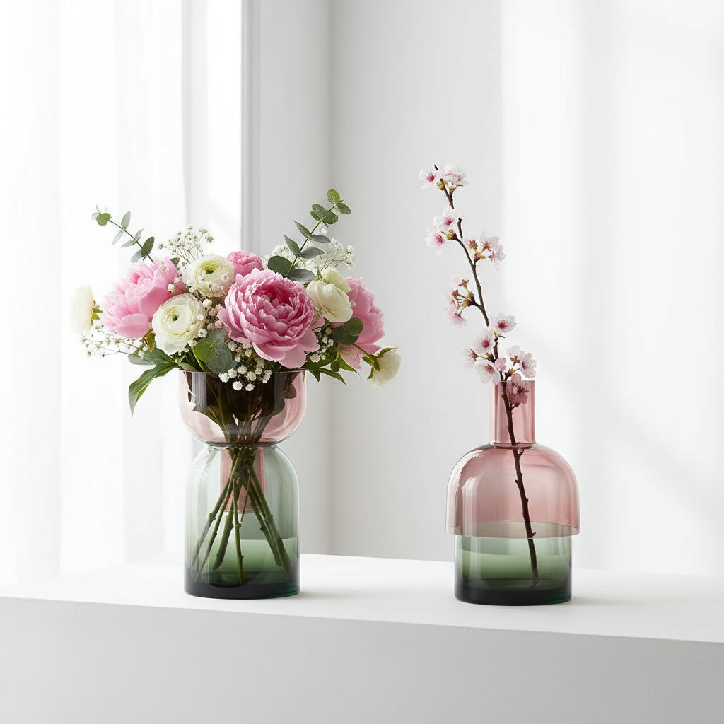 Flip Large Gray & Pink - Vase Cloudnola