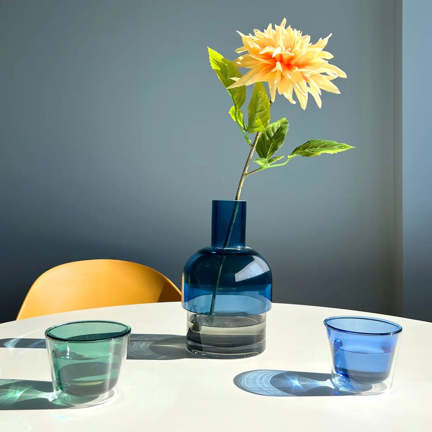 Flip Med Blue & Gray - Vase Cloudnola