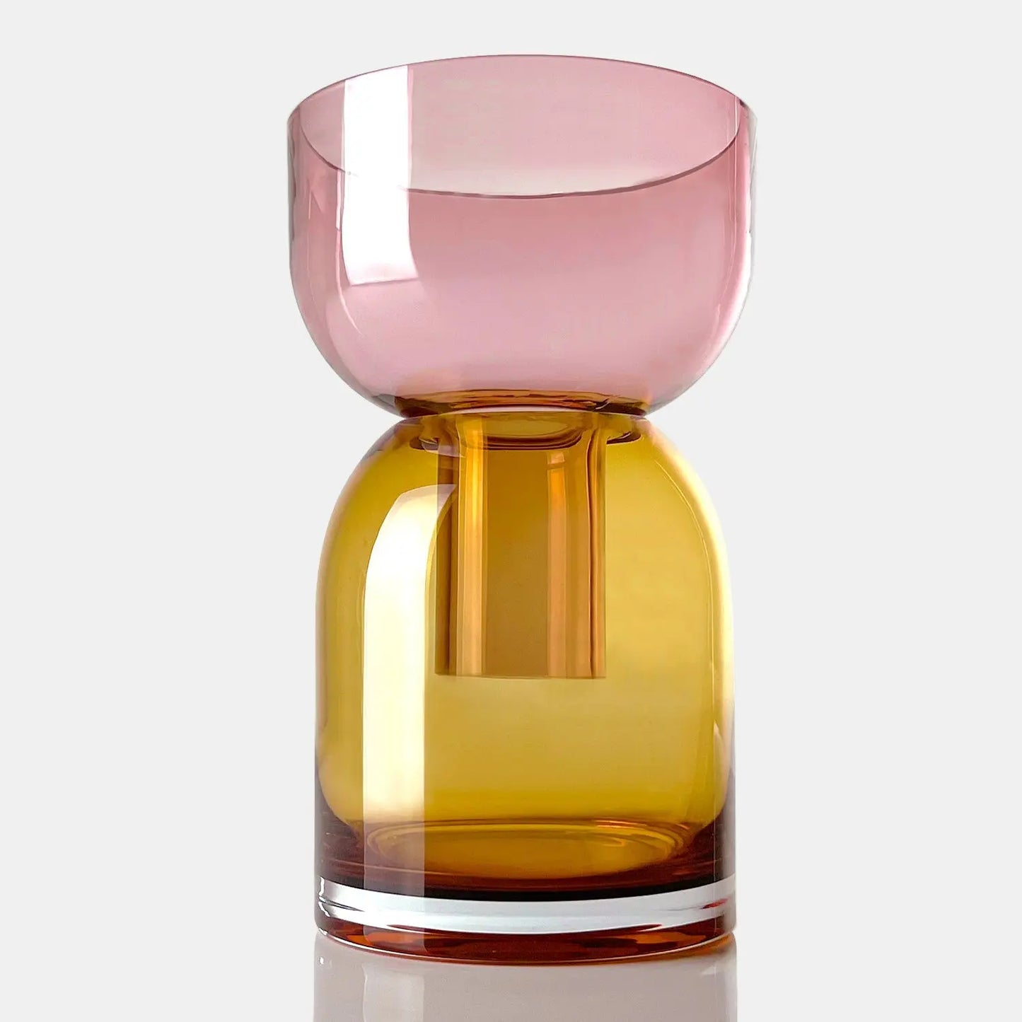 Flip Med Pink & Yellow Vase Cloudnola