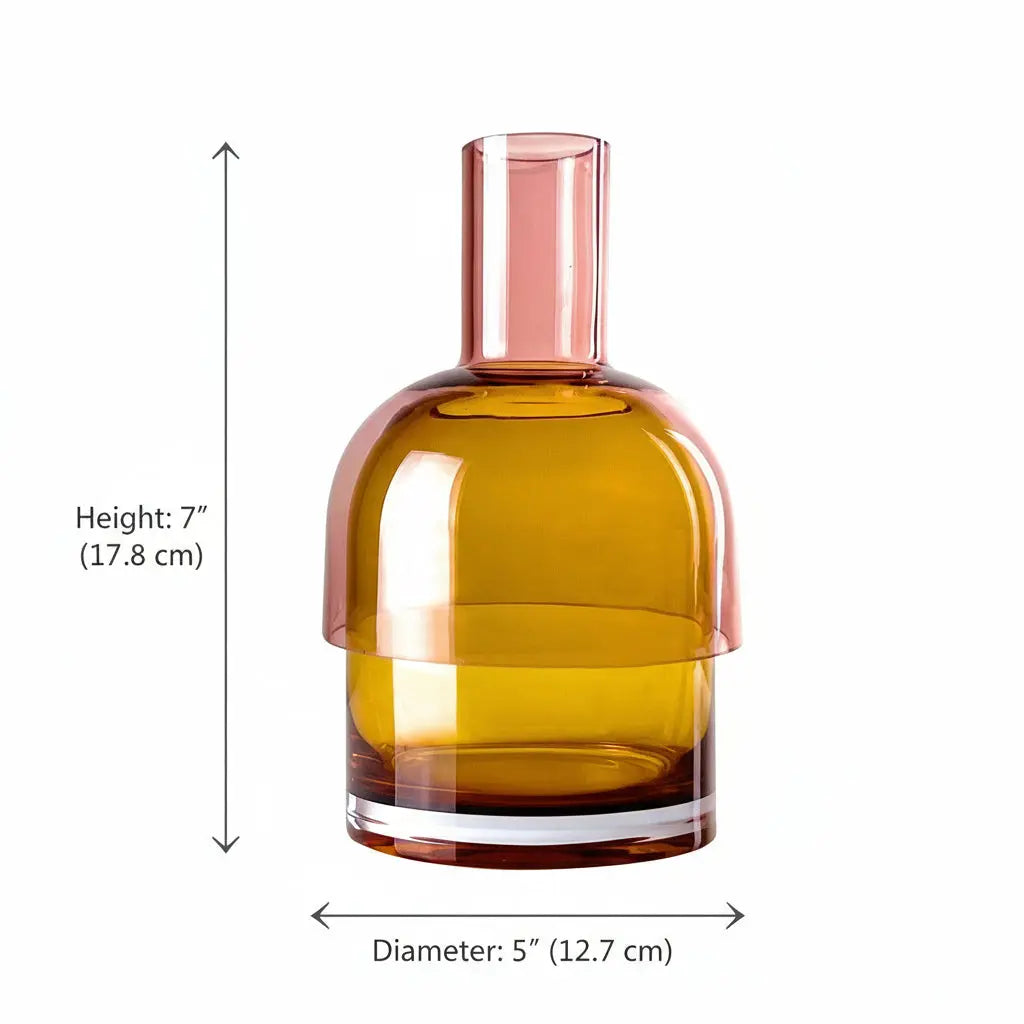 Flip Med Pink & Yellow Vase Cloudnola