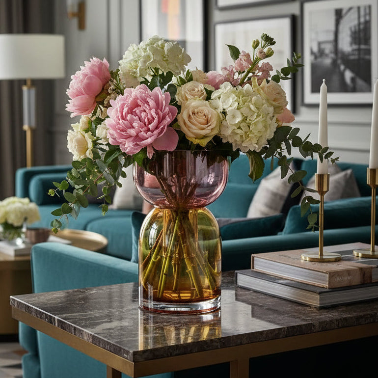 Flip Med Pink & Yellow - Vase Cloudnola
