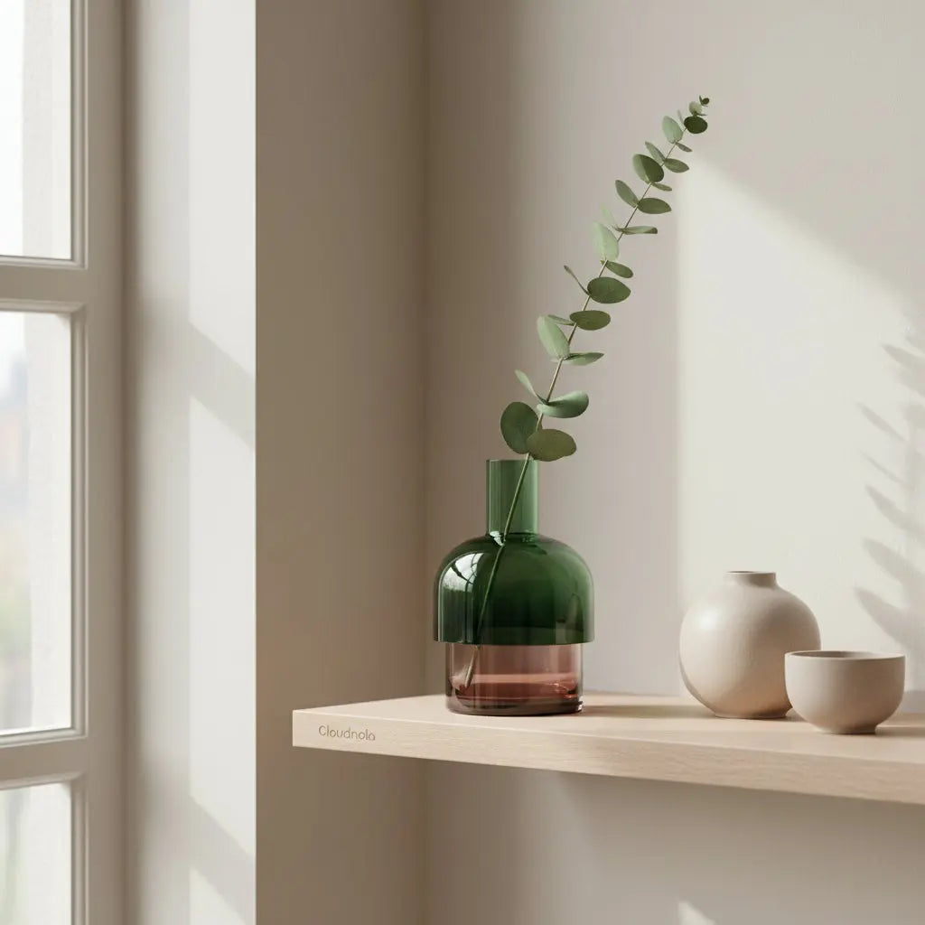 Flip Med Pink and Green Vase Cloudnola