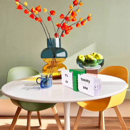 Flipping Out Text MoMA Green Flip Clock – Word Display Clock | Cloudnola Cloudnola