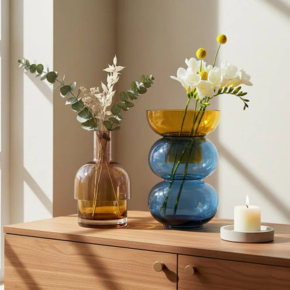 Fusion Bubble Yellow Vase Set Cloudnola