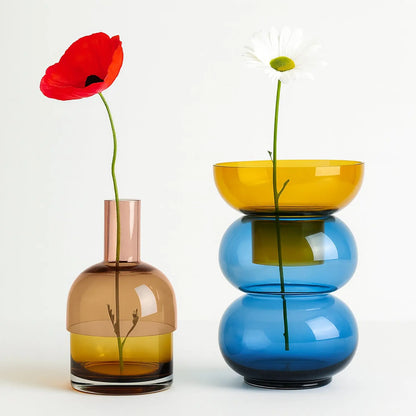 Fusion Bubble Yellow Vase Set Cloudnola