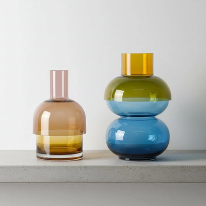 Fusion Bubble Yellow Vase Set Cloudnola