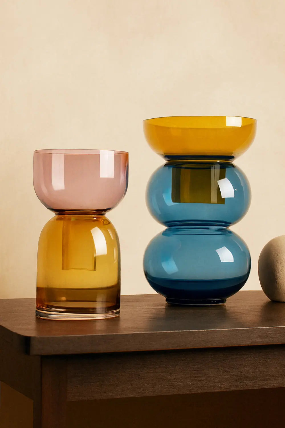 Fusion Bubble Yellow Vase Set Cloudnola