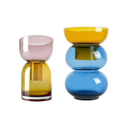 Fusion Bubble Yellow Vase Set Cloudnola
