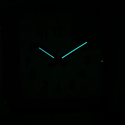 Big Railway Red Square Indoor / Outdoor Clock