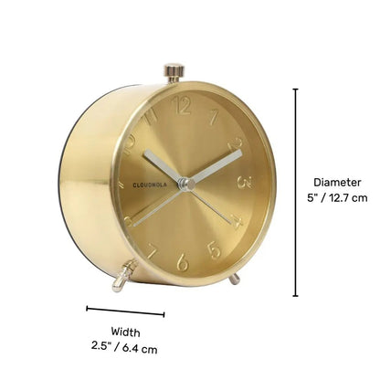 Gold Alarm Clock Cloudnola