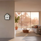 House White Cuckoo Clock Cloudnola