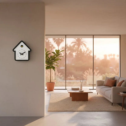 House White Cuckoo Clock Cloudnola