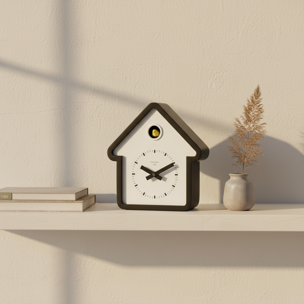 House White Cuckoo Clock
