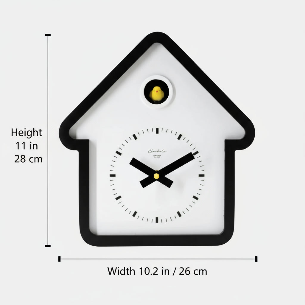 House White - Cuckoo Clock Cloudnola