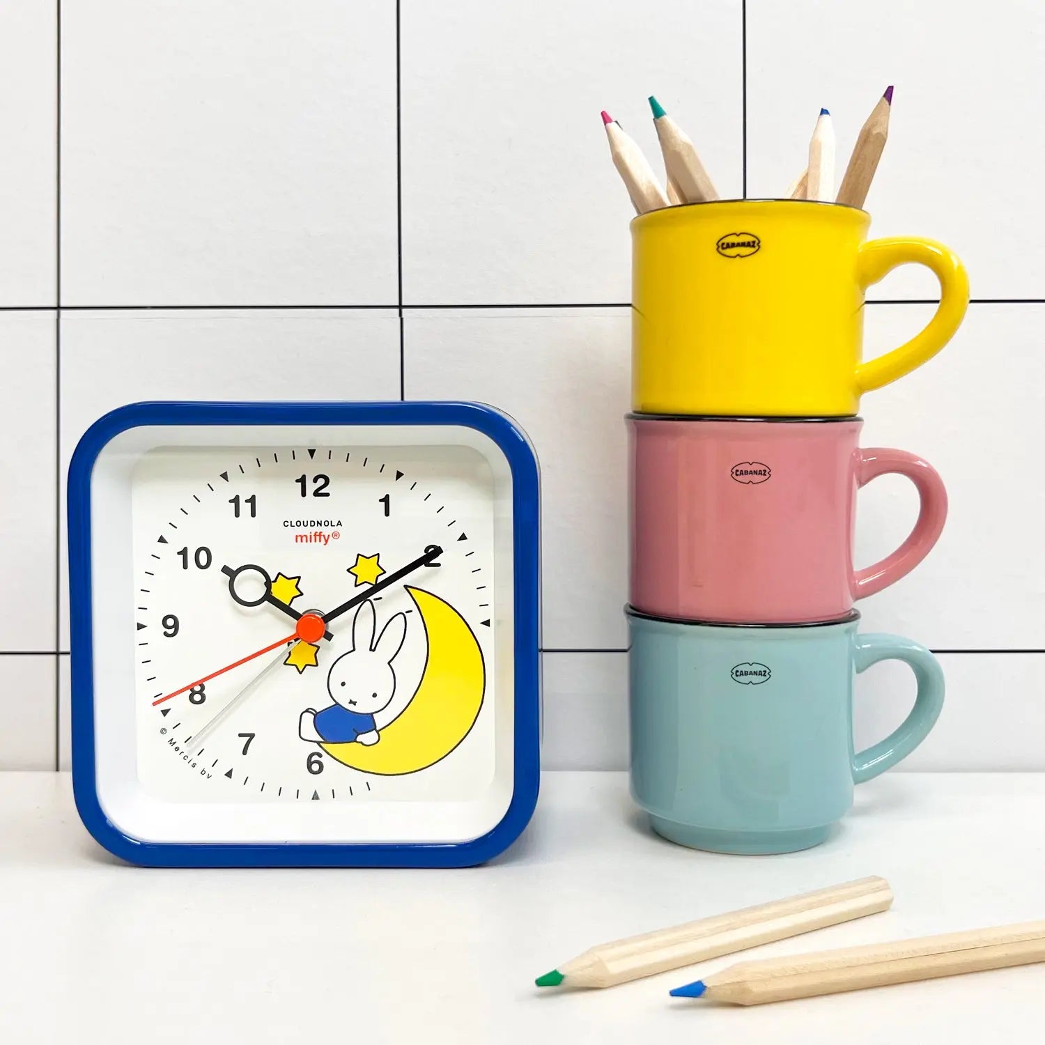 Miffy Blue Alarm Clock Cloudnola