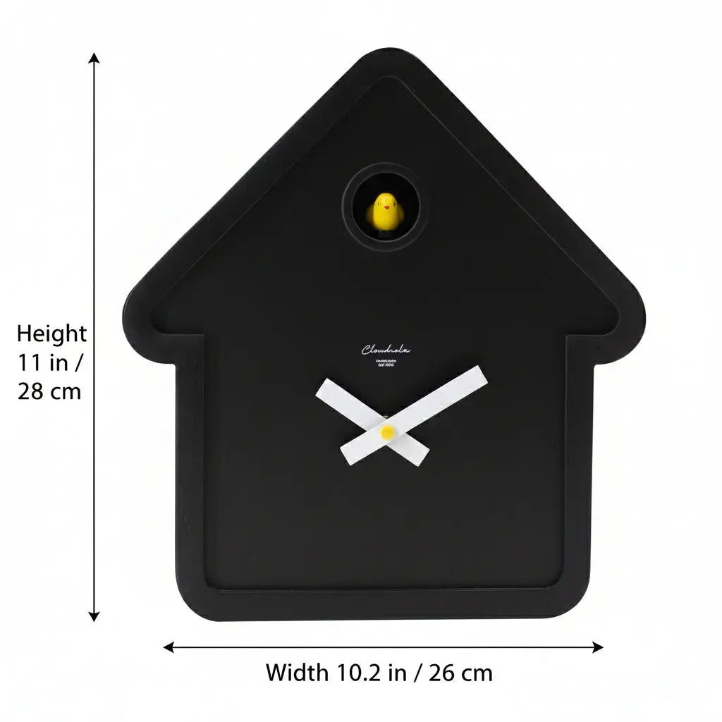 MoMA House Black Cuckoo Clock Cloudnola