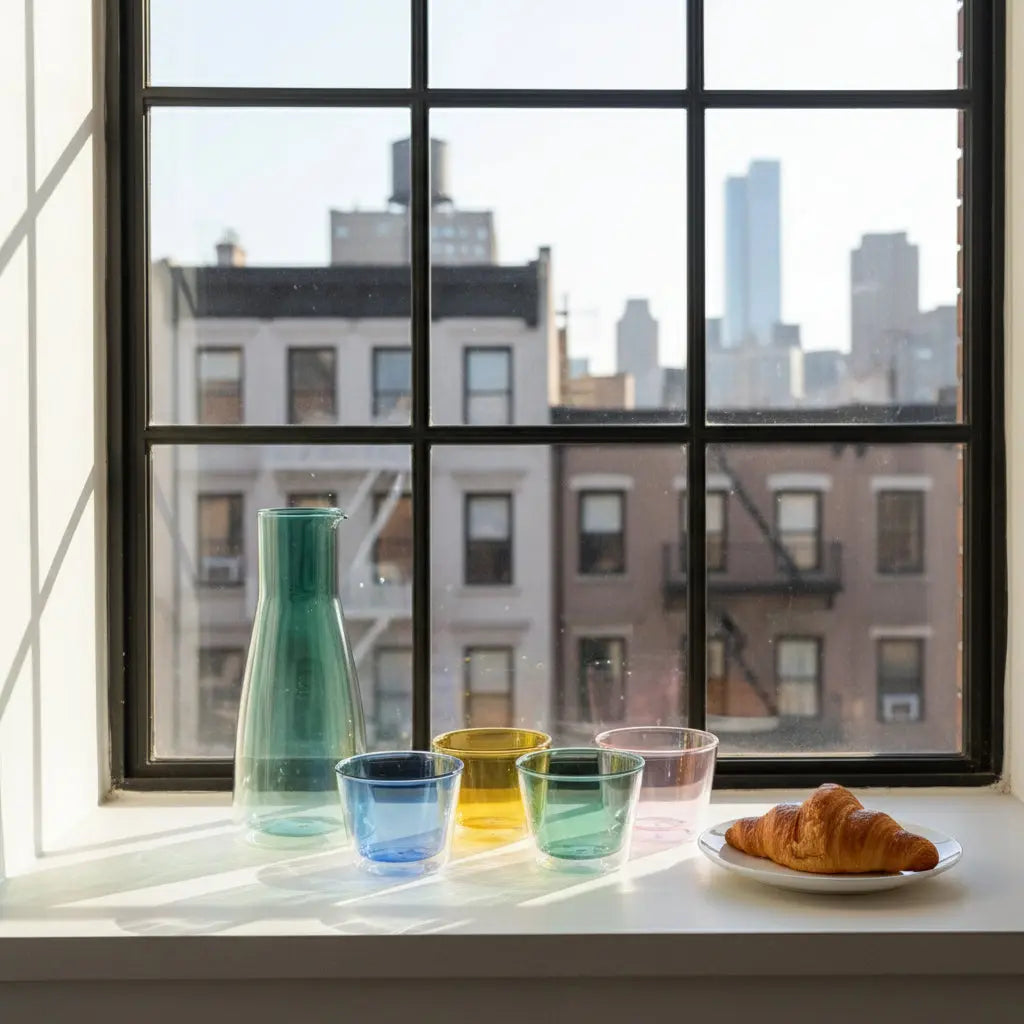MoMA Rocks Carafe with Cups Cloudnola