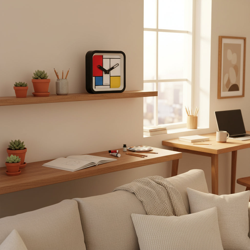 Mondrian Clock Cloudnola