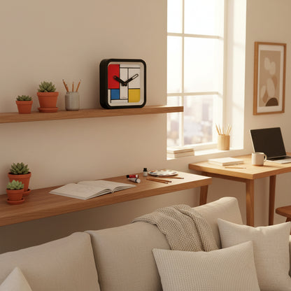 Mondrian Clock Cloudnola