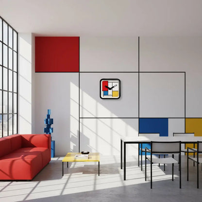 Mondrian Clock Cloudnola